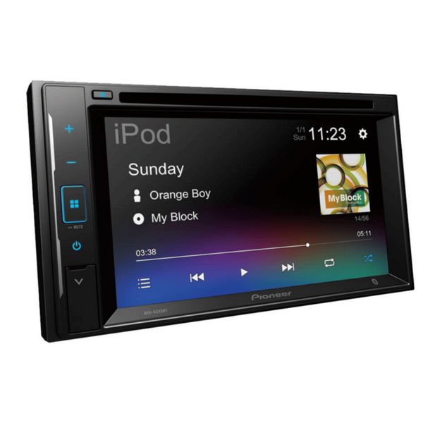 PIONEER | Car 6.2"inch DVD AV Receiver with Mirroring by Weblink Cast | AVH-A245BT