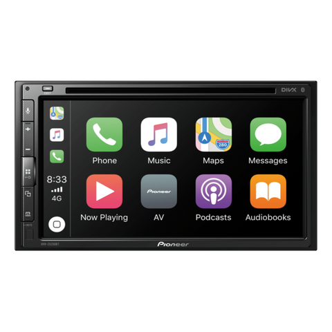 PIONEER | Car In-Dash Double-DIN DVD Multimedia AV Receiver with 6.8