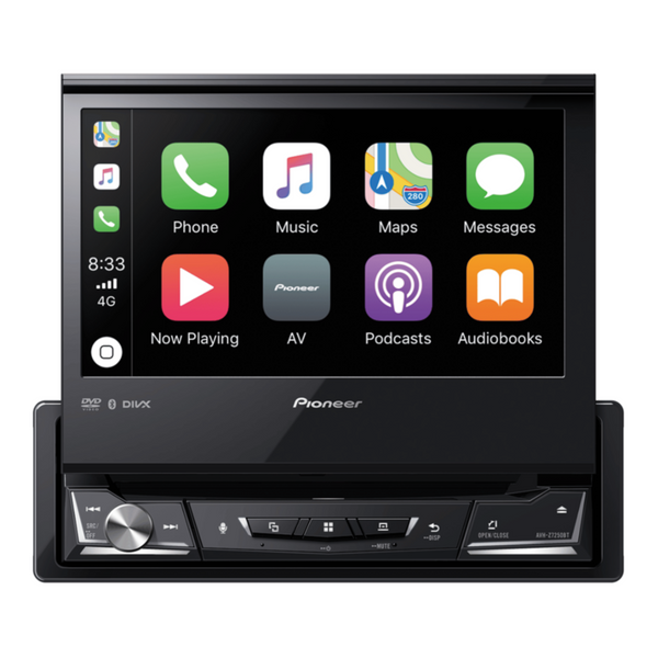 PIONEER | Car In-Dash 1-DIN DVD Multimedia AV Receiver with 7â€³inch WVGA Touchscreen Display | AVH-Z7250BT