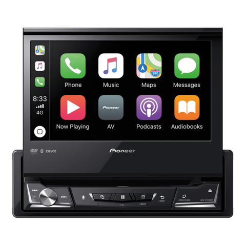 PIONEER | Car In-Dash 1-DIN DVD Multimedia AV Receiver with 7â€³inch WVGA Touchscreen Display | AVH-Z7250BT
