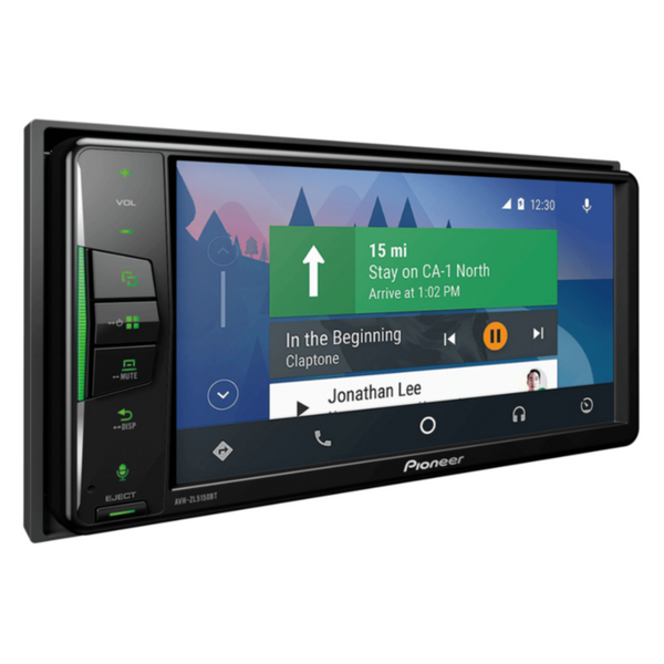 PIONEER | Car In-Dash Double-DIN DVD Multimedia AV Receiver with 7"inch WVGA Touchscreen Display | AVH-ZL5150BT