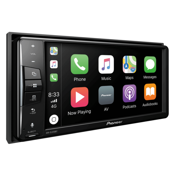 PIONEER | Car In-Dash Double-DIN DVD Multimedia AV Receiver with 7"inch WVGA Touchscreen Display | AVH-ZL5150BT