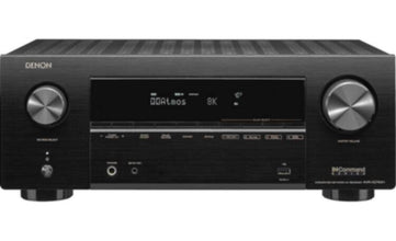 DENON | 7.2ch  150w/ch 8K Ultra HD AV Amplifier with 3D Audio, HEOS Built-in and Voice Control Black | AVR-X2800H