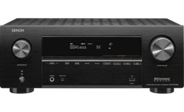 DENON | 7.2ch  150w/ch 8K Ultra HD AV Amplifier with 3D Audio, HEOS Built-in and Voice Control Black | AVR-X2800H
