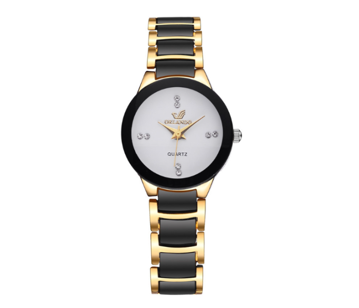 Zstar Jubilee Large Fashion Couple Watches - Gold (JA120) | JPF5096