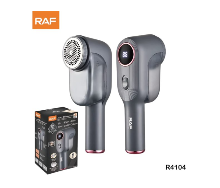 RAF R.4104 USB Rechargeable Lint Remover with LED & Stainless Steel Blades | JPO4111