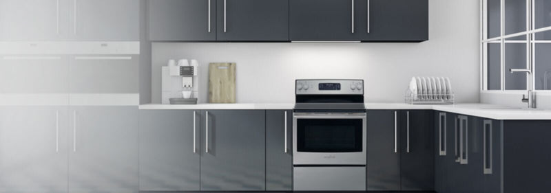 MABE | Standing Ceramic Cooker 76 cm / 30 in 4 Radiant Burners | EML735NXF0