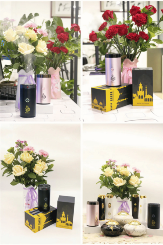 CRONY | B50 Car Bukhoor Usb Type-C Power Rechargeable | Rose Gold