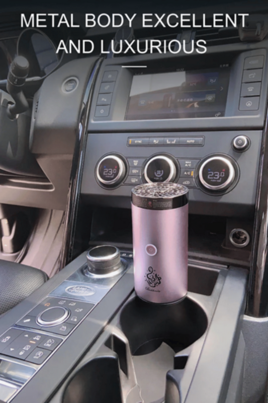 CRONY | B50 Car Bukhoor Usb Type-C Power Rechargeable | Rose Gold