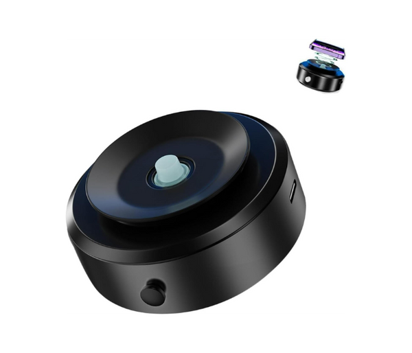 Portable Magnetic Car Suction Cup Holder 360 3D Rotation Safe View Suction Cup Car Phone Mount - Black | JPN8137