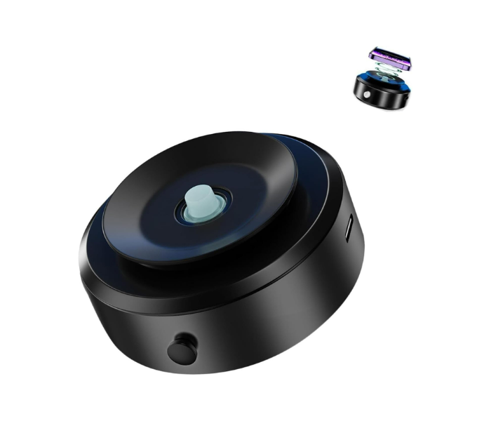 Portable Magnetic Car Suction Cup Holder 360 3D Rotation Safe View Suction Cup Car Phone Mount - Black | JPN8137