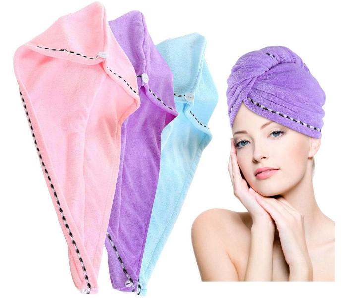 Jongo Bath Shower Hair Towel Quick Drying Hair Towel for Women | JPG8469