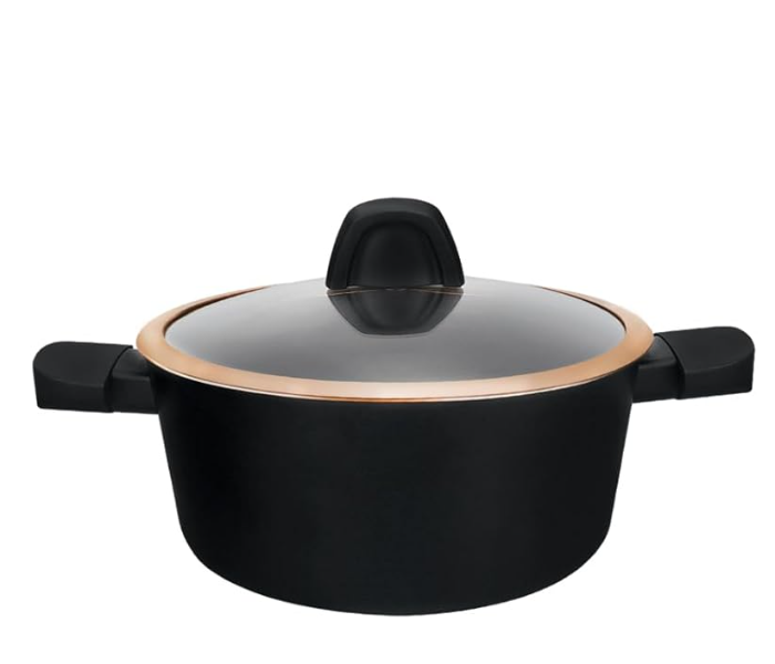 ROYALFORD | 20cm Premium Diamond Series Aluminum Casserole Black | RF12631