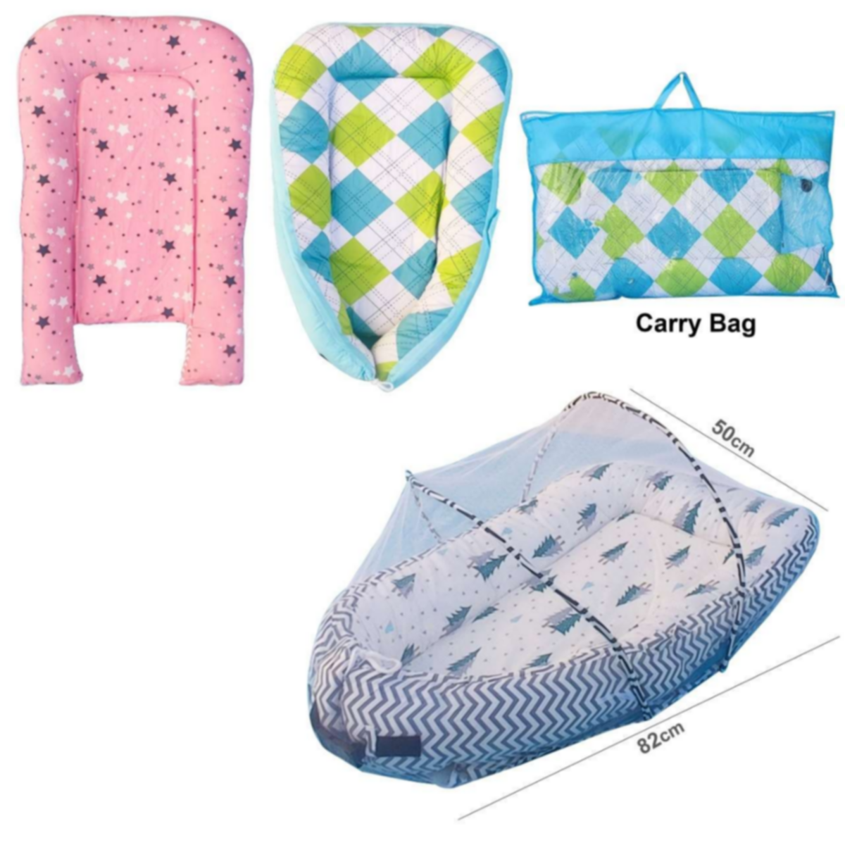 Baby Bed Nest Crib 0-12 Months | 280-8 Mixed Color