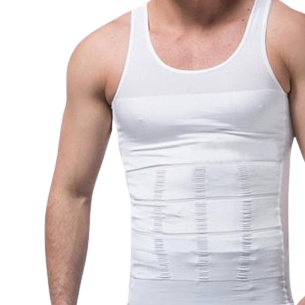 New Slim N Lift Slimming Shirt For Men White - XXL JA009 | JPD9505