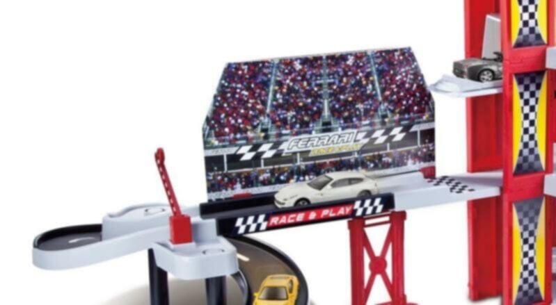 BBURAGO | Ferrari Racing & Parking Garara Incl 1 Car | 47530197