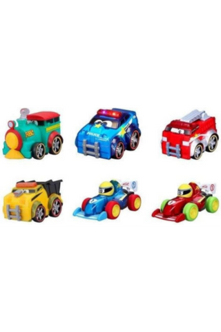 BBURAGO | Push & Glow Police Car, Train, Fire Truck | 47589100