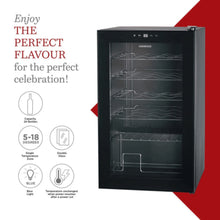 KENWOOD | Beverage Wine Cooler 24 Bottles 50W Black | BCM24.000BK