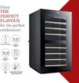 KENWOOD | Beverage Wine Cooler 43 Bottles 85W Black | BCW43.000BK