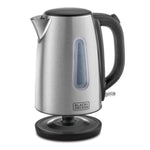 BLACK + DECKER | Concealed Coil Stainless Steel Kettle, Auto Shut Off + Boil Dry Protection 1.7Ltr | JC450-B5