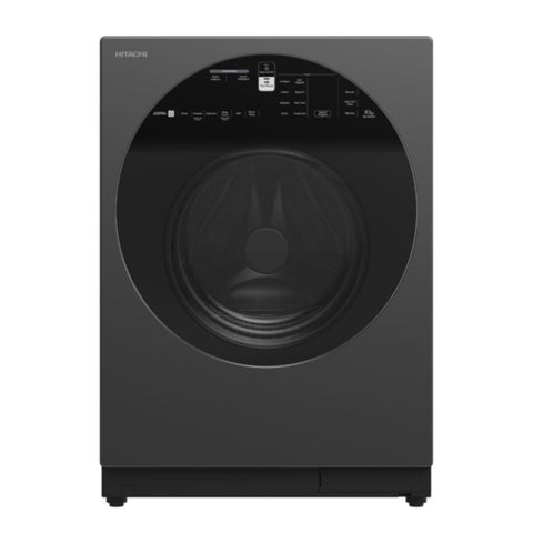 HITACHI | Front Load Washer Al Wash 10Kg Inverter Gray With Auto Dosing 1600 Rpm | BD 100XGV 3CG X MAG