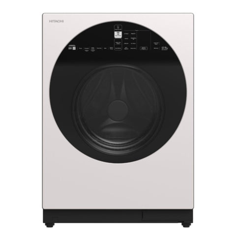 HITACHI | Front Load Washer-Dryer Wind Iron 10Kg/7Kg Inverter White 1600 Rpm | BD D100GV 3CG X WH