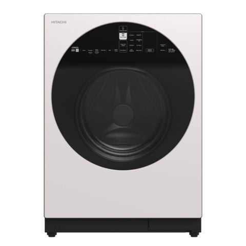 HITACHI | Front Load Washer-Dryer Wind Iron 12Kg/8Kg Inverter White 1600 Rpm | BD D120GV 3CG X WH