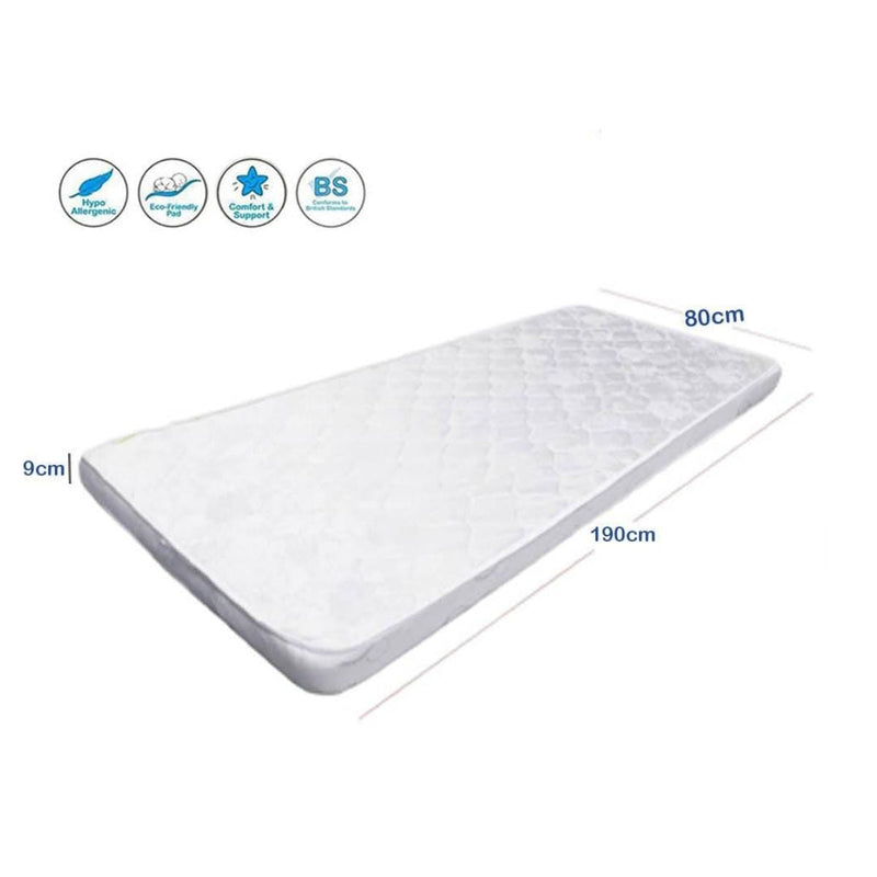 Bed Mattress For Bunk Bed 9cmx80cmx190cm