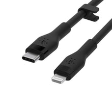BELKIN | Flex Usb-C Silicone Cable With Lightning Connector 3M Black | CAA009bt3MBK