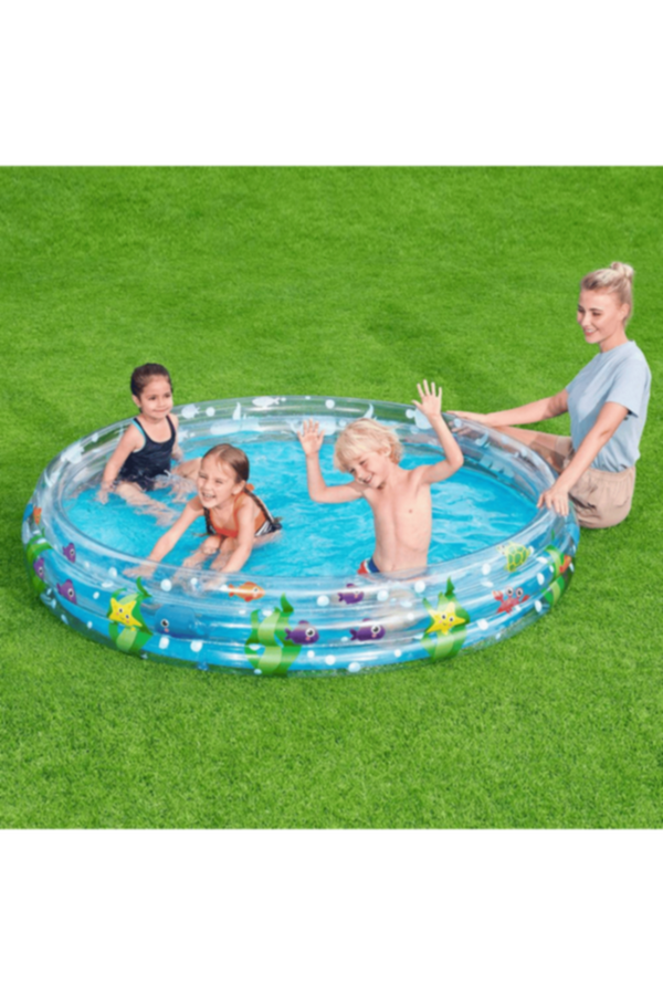 BESTWAY | Deep Dive 3-Ring Pool 72" x H13"/1.83m x H33cm | BES115TOY00038