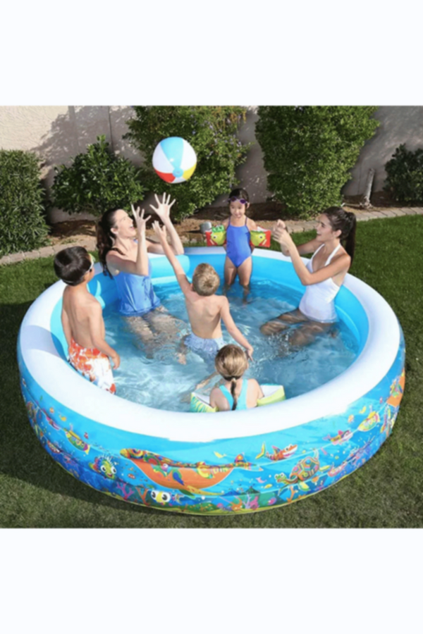 BESTWAY | Sea Life Inflatable Play Pool 60"xH20"/1.52m x H51cm | BES115TOY00053