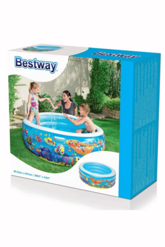 BESTWAY | Sea Life Inflatable Play Pool 60