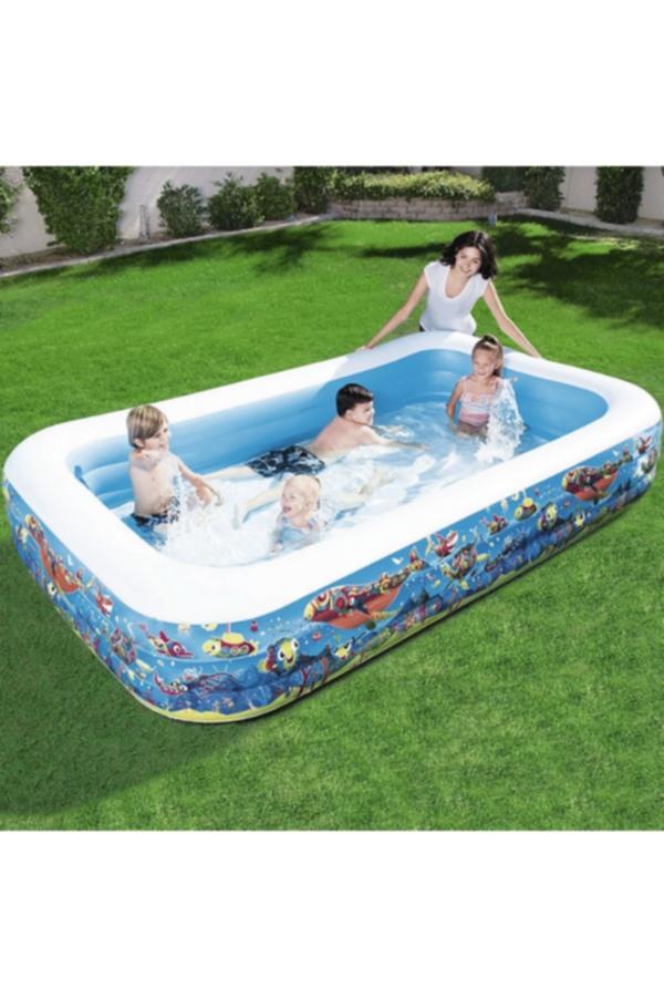 BESTWAY | Play Pool Multi Color 10' x 72" x 22"/3.05m x 1.83m x 56cm | BES115TOY00092