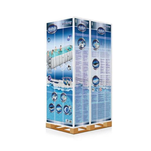BESTWAY | Power Steel 24' x 12' x 52"/7.32m x 3.66m x 1.32m Rectangular Pool Set | BES115TOY00119