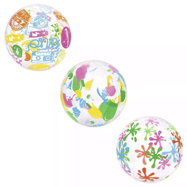 BESTWAY | Designer Beach Ball Assorted 20"/51cm Inflatable  | BES115TOY00568