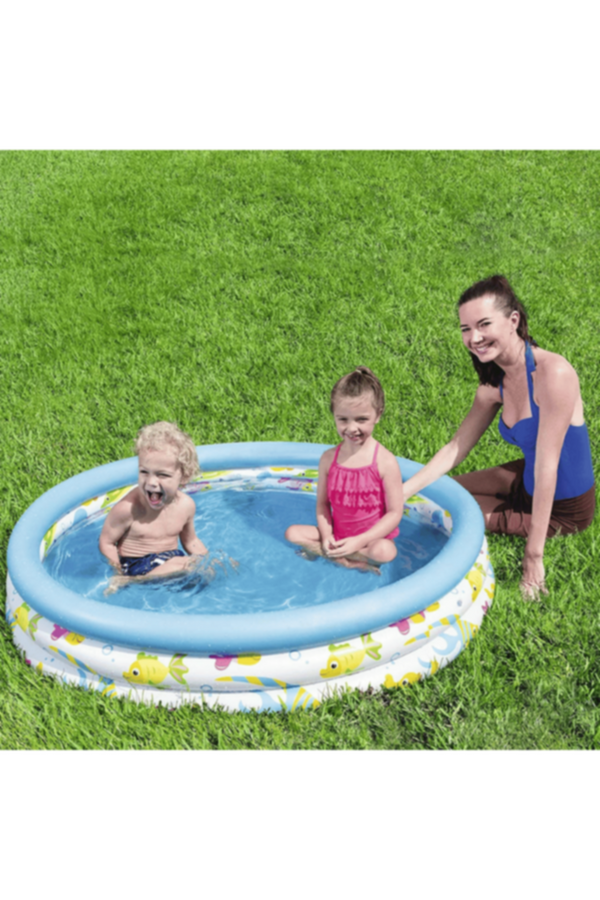 BESTWAY | Inflatable Coral Kids Pool 48" x H10"/1.22m x H25cm |  BES115TOY00586
