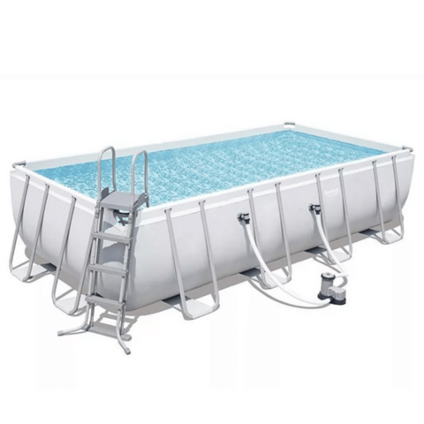 BESTWAY | Power Steel  Rectangular Pool Set 16' x 8' x 48