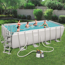 BESTWAY | Power Steel Rectangular Pool Set 16' x 8' x 48