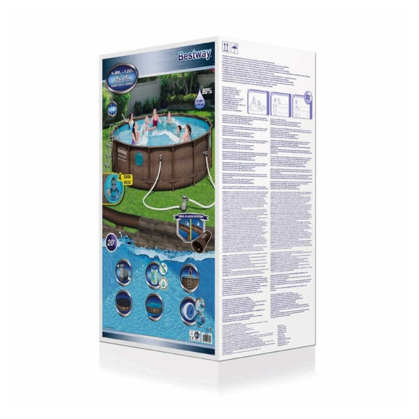 BESTWAY | Power Steel Swim Vista Series Pool Set  16' x 48"/4.88m x 1.22m | BES115TOY00990