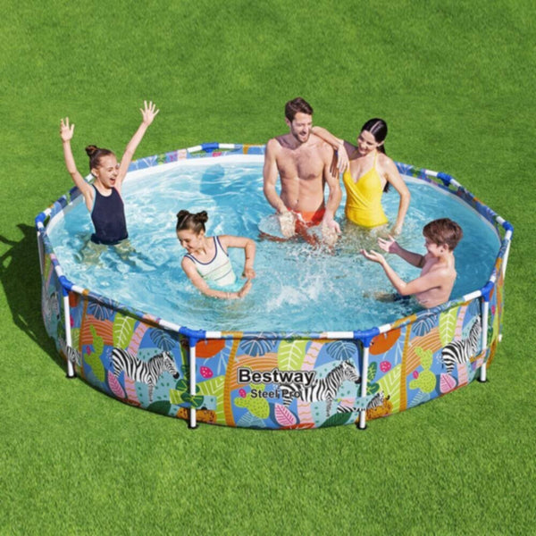 BESTWAY | Steel Pro Safari Pool 10' x 26"/3.05m x 66cm | BES115TOY01082