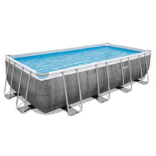 BESTWAY | Above Ground Rectangular Pool Set 18' x 9' x 48