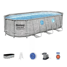 BESTWAY | Oval Pool Set 18' x 9' x 48/.5' 49mx2.74mx1.22m | BES115TOY01204