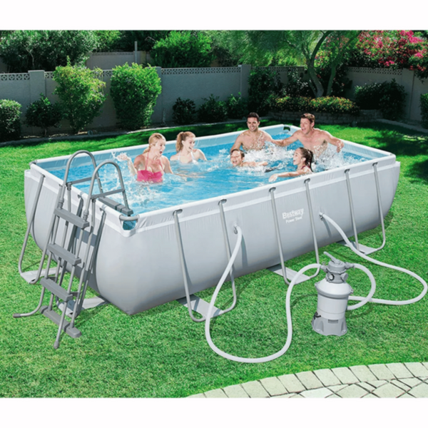 BESTWAY | Rectangular Pool Set 13'3" x 6'7" x 39.5"/4.04m x 2.01m x 1.00m |  BES115TOY01418