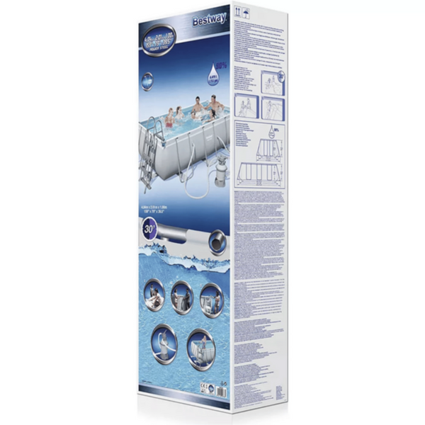 BESTWAY | Rectangular Pool Set 13'3" x 6'7" x 39.5"/4.04m x 2.01m x 1.00m |  BES115TOY01418