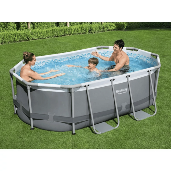 BESTWAY | Oval Pool Set 10' x 6'7" x 33"/3.05m x 2.00m x 84cm | BES115TOY01423