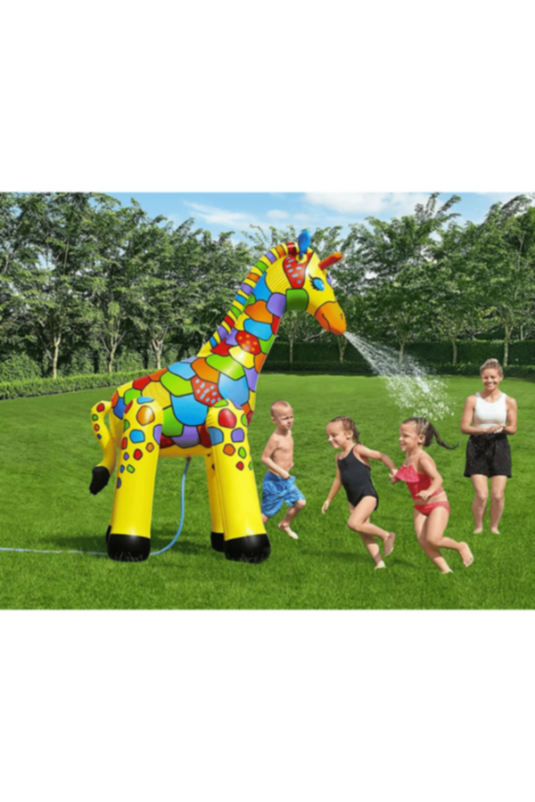 BESTWAY | Jumbo Giraffe Sprinkler 56" x 41" x 6'6"/1.42m x 1.04m x 1.98m | BES115TOY01534