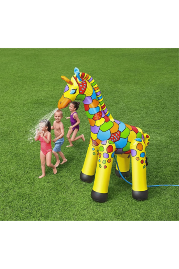 BESTWAY | Jumbo Giraffe Sprinkler 56" x 41" x 6'6"/1.42m x 1.04m x 1.98m | BES115TOY01534