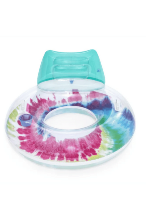 BESTWAY | Float N Fashion Tie Dye Swim Tube 46.5" x 46"/1.18m x 1.17m | BES115TOY01569