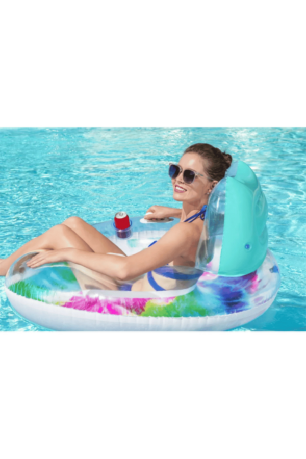 BESTWAY | Float N Fashion Tie Dye Swim Tube 46.5" x 46"/1.18m x 1.17m | BES115TOY01569