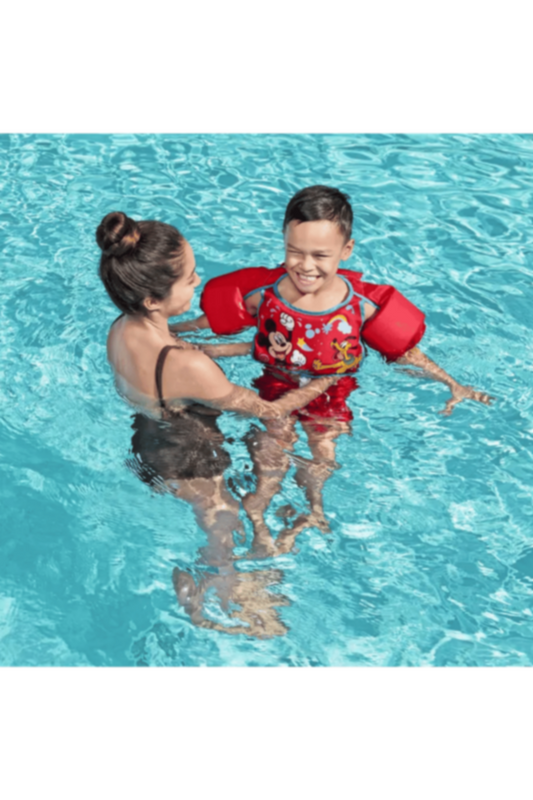 BESTWAY | Disney Junior Mickey & Friends Mickey Mouse Swim Pal Swim Vest with Armbands | BES115TOY01574